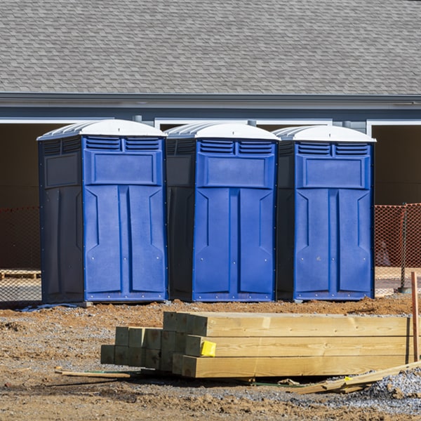 what is the cost difference between standard and deluxe porta potty rentals in Glasgow